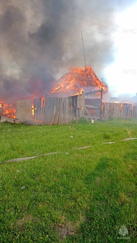 Пожар в Нижнеилимском районе