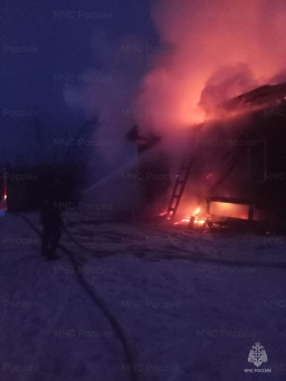 Пожар в Нижнеилимском районе